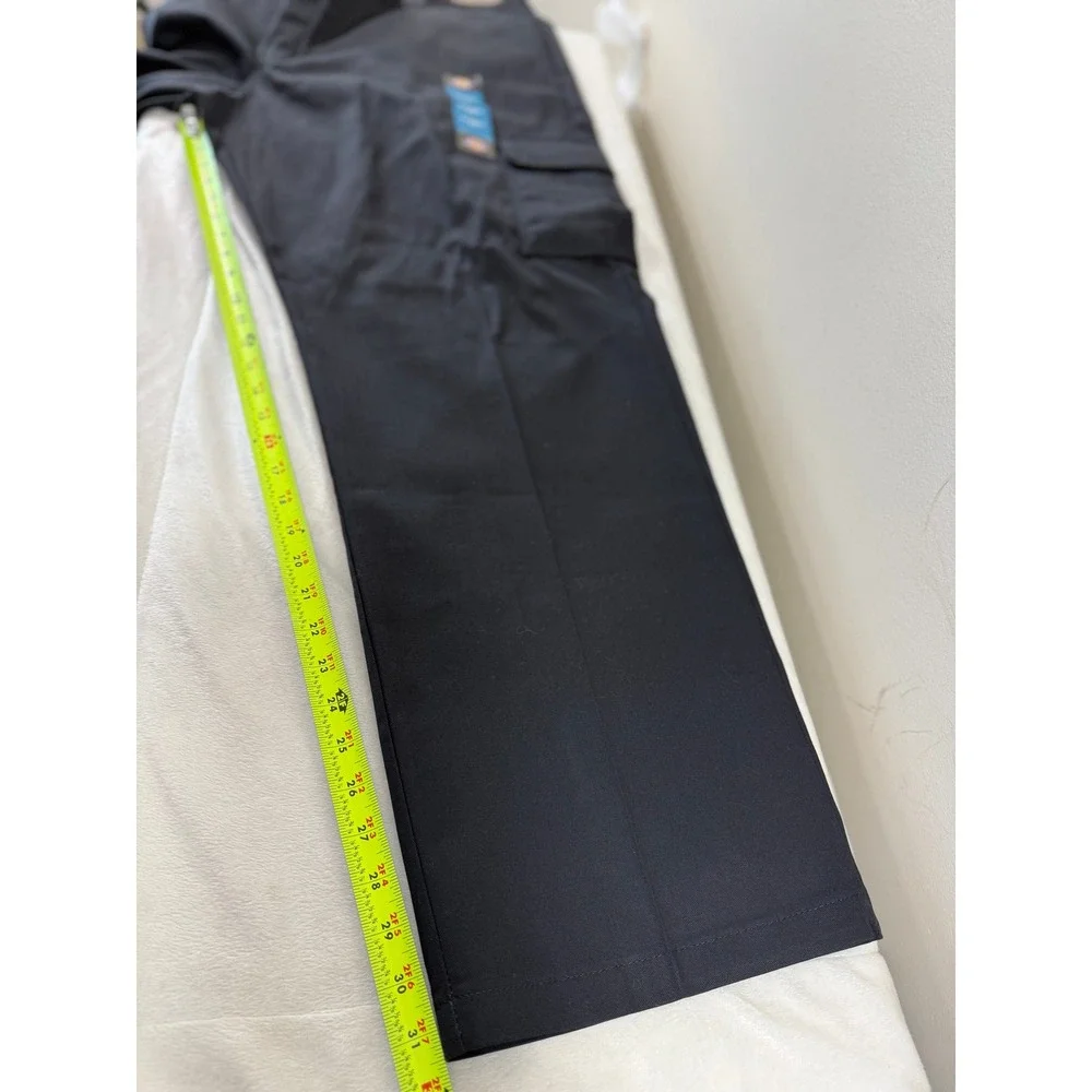 NWT Dickies Cargo Pants Men's 42x32 Black Relaxed Straight Workwear Utility